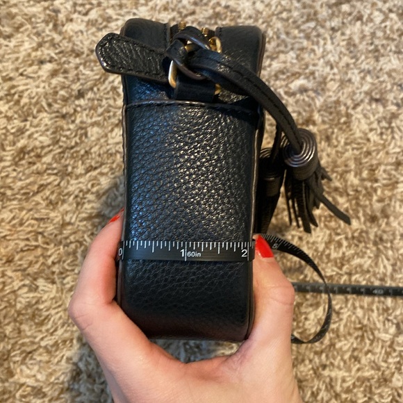 Tory Burch McGraw Camera Bag Black Leather Crossbody - Picture 11 of 11